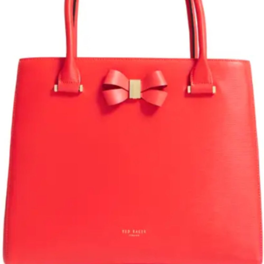 Ted Baker London Callaa Bow Leather Shopper